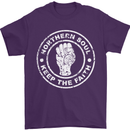 Northern Soul Keeping the Faith Mens T-Shirt Cotton Gildan Purple