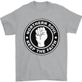 Northern Soul Keeping the Faith Mens T-Shirt Cotton Gildan Sports Grey