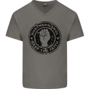 Northern Soul Keeping the Faith Mens V-Neck Cotton T-Shirt Charcoal
