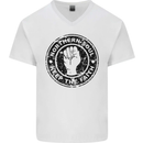 Northern Soul Keeping the Faith Mens V-Neck Cotton T-Shirt White