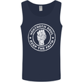 Northern Soul Keeping the Faith Mens Vest Tank Top Navy Blue