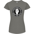 Northern Soul Keeping the Faith Womens Petite Cut T-Shirt Charcoal