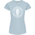 Northern Soul Keeping the Faith Womens Petite Cut T-Shirt Light Blue