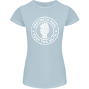 Northern Soul Keeping the Faith Womens Petite Cut T-Shirt Light Blue