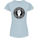 Northern Soul Keeping the Faith Womens Petite Cut T-Shirt Light Blue