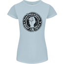 Northern Soul Keeping the Faith Womens Petite Cut T-Shirt Light Blue