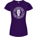 Northern Soul Keeping the Faith Womens Petite Cut T-Shirt Purple
