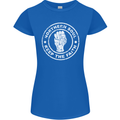 Northern Soul Keeping the Faith Womens Petite Cut T-Shirt Royal Blue
