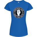 Northern Soul Keeping the Faith Womens Petite Cut T-Shirt Royal Blue