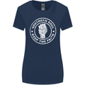 Northern Soul Keeping the Faith Womens Wider Cut T-Shirt Navy Blue