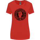 Northern Soul Keeping the Faith Womens Wider Cut T-Shirt Red