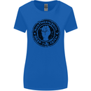 Northern Soul Keeping the Faith Womens Wider Cut T-Shirt Royal Blue