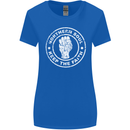 Northern Soul Keeping the Faith Womens Wider Cut T-Shirt Royal Blue