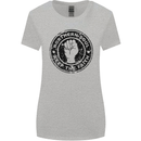 Northern Soul Keeping the Faith Womens Wider Cut T-Shirt Sports Grey