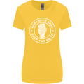 Northern Soul Keeping the Faith Womens Wider Cut T-Shirt Yellow