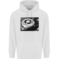 Northern Soul Turntable DJ Decks Vinyl Childrens Kids Hoodie White