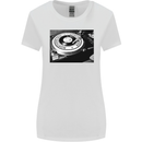 Northern Soul Turntable DJ Decks Vinyl Womens Wider Cut T-Shirt White