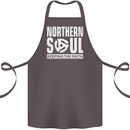 Northern Soul Vinyl 33rpm Record Insert Cotton Apron 100% Organic Dark Grey