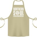 Northern Soul Vinyl 33rpm Record Insert Cotton Apron 100% Organic Khaki