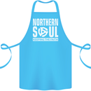 Northern Soul Vinyl 33rpm Record Insert Cotton Apron 100% Organic Turquoise