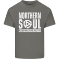 Northern Soul Vinyl 33rpm Record Insert Mens Cotton T-Shirt Tee Top Charcoal