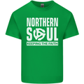 Northern Soul Vinyl 33rpm Record Insert Mens Cotton T-Shirt Tee Top Irish Green