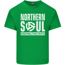Northern Soul Vinyl 33rpm Record Insert Mens Cotton T-Shirt Tee Top Irish Green