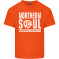 Northern Soul Vinyl 33rpm Record Insert Mens Cotton T-Shirt Tee Top Orange