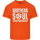Northern Soul Vinyl 33rpm Record Insert Mens Cotton T-Shirt Tee Top Orange