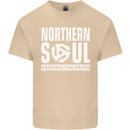 Northern Soul Vinyl 33rpm Record Insert Mens Cotton T-Shirt Tee Top Sand