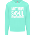 Northern Soul Vinyl 33rpm Record Insert Mens Sweatshirt Jumper Peppermint