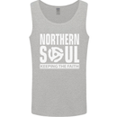 Northern Soul Vinyl 33rpm Record Insert Mens Vest Tank Top Sports Grey