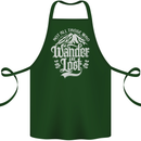 Not All Those Who Wander Are Lost Trekking Cotton Apron 100% Organic Forest Green