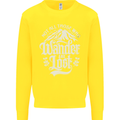 Not All Those Who Wander Are Lost Trekking Kids Sweatshirt Jumper Yellow
