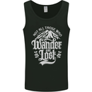 Not All Those Who Wander Are Lost Trekking Mens Vest Tank Top Black
