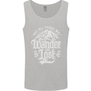 Not All Those Who Wander Are Lost Trekking Mens Vest Tank Top Sports Grey