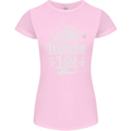 Not All Those Who Wander Are Lost Trekking Womens Petite Cut T-Shirt Light Pink
