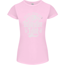 Not All Those Who Wander Are Lost Trekking Womens Petite Cut T-Shirt Light Pink