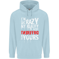 Not Crazy My Reality Is Different Childrens Kids Hoodie Light Blue