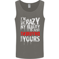 Not Crazy My Reality Is Different Mens Vest Tank Top Charcoal