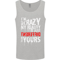 Not Crazy My Reality Is Different Mens Vest Tank Top Sports Grey