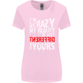 Not Crazy My Reality Is Different Womens Wider Cut T-Shirt Light Pink