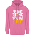 Not Drunk You're Blurry Funny Beer Alcohol Mens 80% Cotton Hoodie Azelea