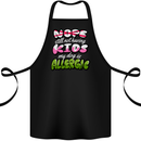 Not Having Kids the Dog is Allergic Funny Cotton Apron 100% Organic Black