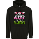 Not Having Kids the Dog is Allergic Funny Mens 80% Cotton Hoodie Black