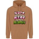 Not Having Kids the Dog is Allergic Funny Mens 80% Cotton Hoodie Caramel Latte