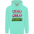 Not Having Kids the Dog is Allergic Funny Mens 80% Cotton Hoodie Peppermint
