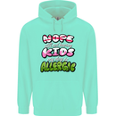 Not Having Kids the Dog is Allergic Funny Mens 80% Cotton Hoodie Peppermint