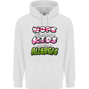 Not Having Kids the Dog is Allergic Funny Mens 80% Cotton Hoodie White