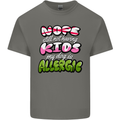 Not Having Kids the Dog is Allergic Funny Mens Cotton T-Shirt Tee Top Charcoal